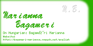 marianna bagameri business card